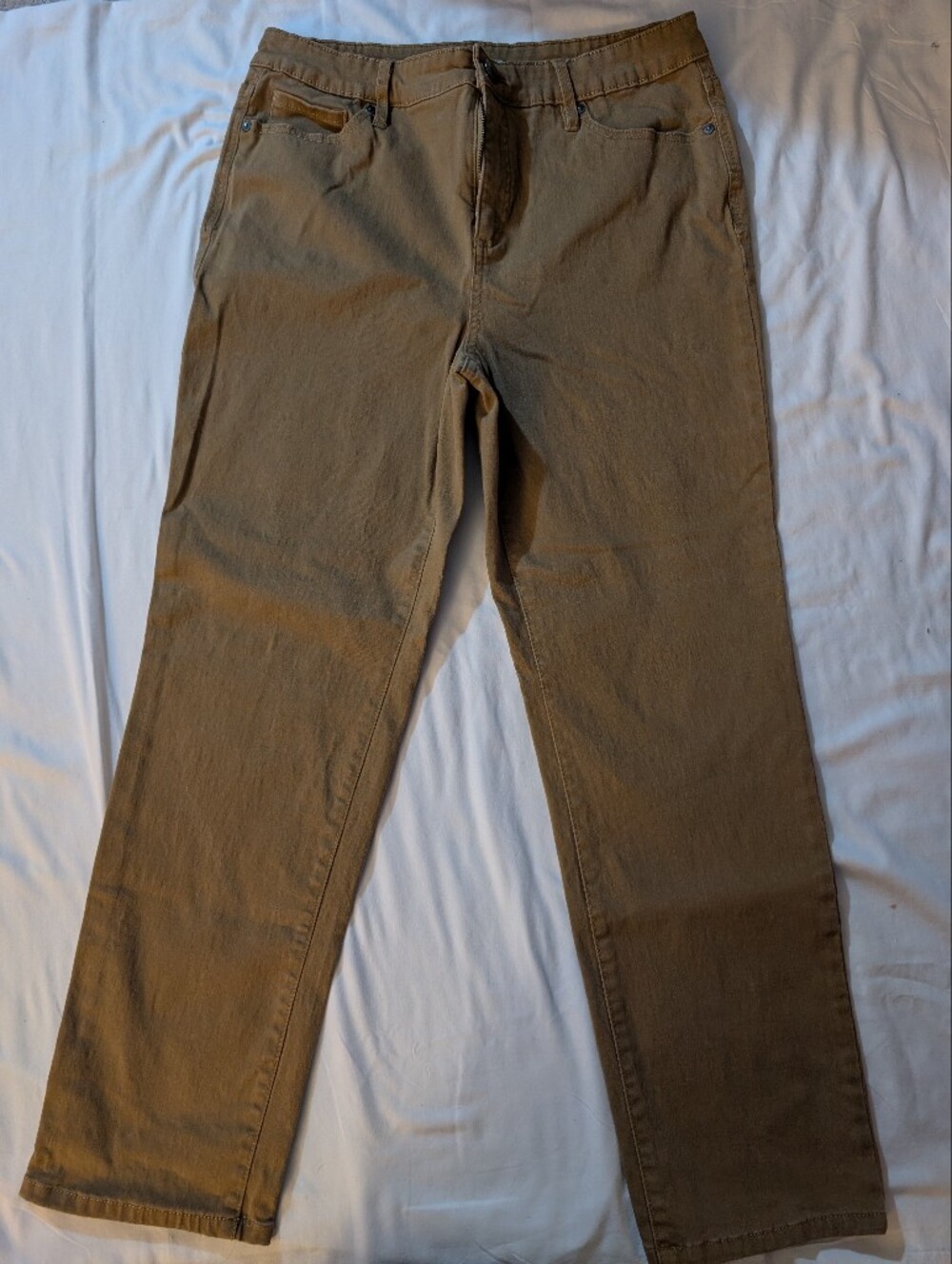 Style&Co Straight Leg Pants Brown